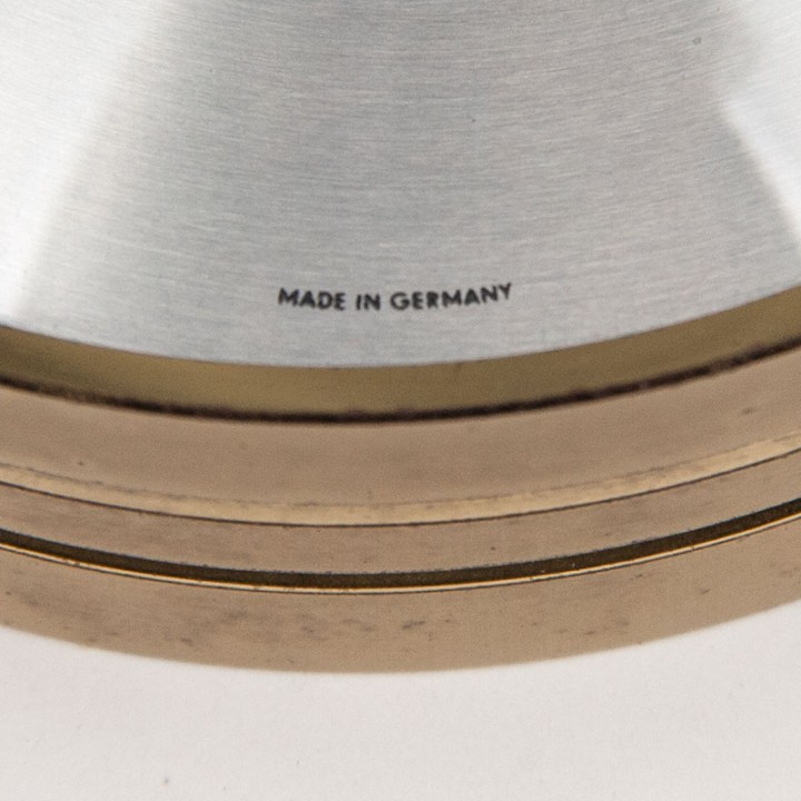 Brass vintage thermo and hygrometer