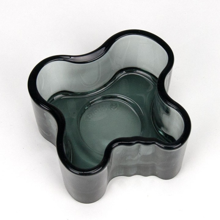 Votive vintage Iittala waxinelichthouder grijs