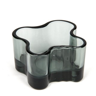 Votive vintage Iittala waxinelichthouder grijs