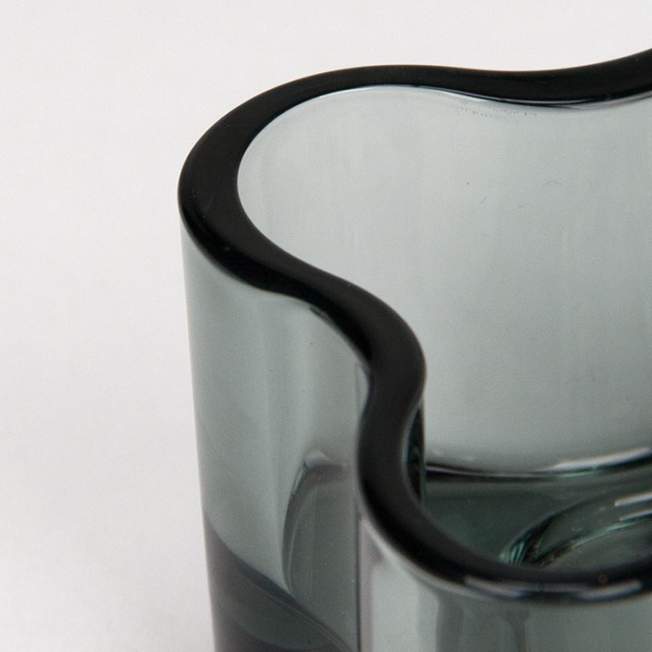 Votive vintage Iittala waxinelichthouder grijs