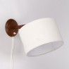 Teak vintage wall lamp from the fifties