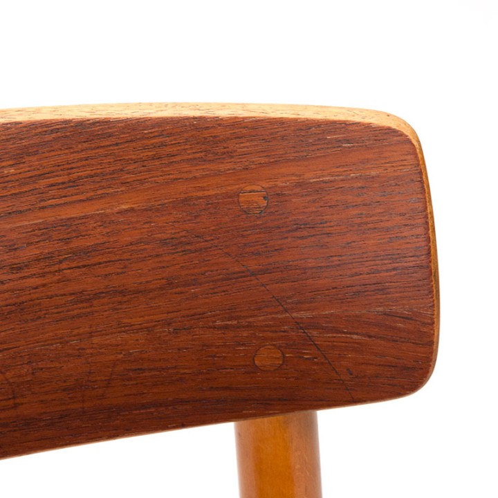 Mid-Century jaren vijftig eettafel stoel Deens model