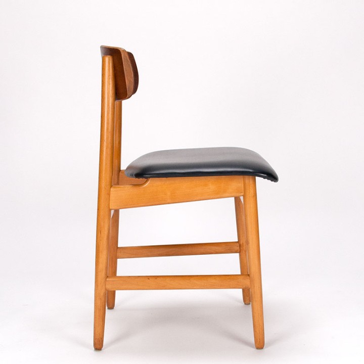 Mid-Century 1950s dining table chair Danish model