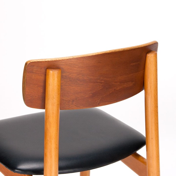 Mid-Century jaren vijftig eettafel stoel Deens model