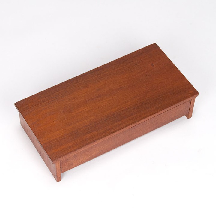 Teak vintage floating drawer
