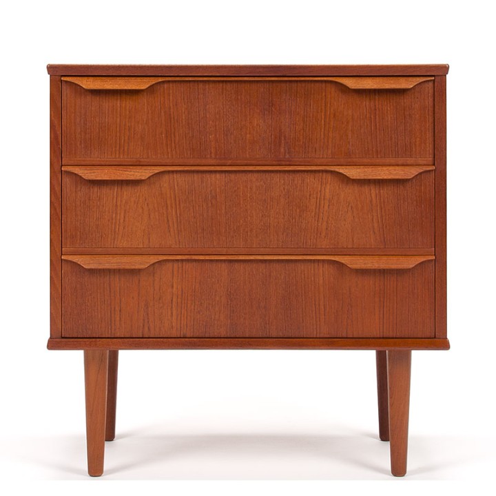 Klaus Okholm Mid-Century small chest of drawers in teak