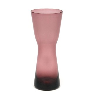 Purple glass vintage vase