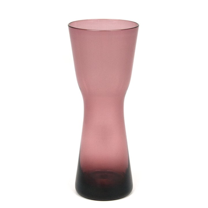 Purple glass vintage vase
