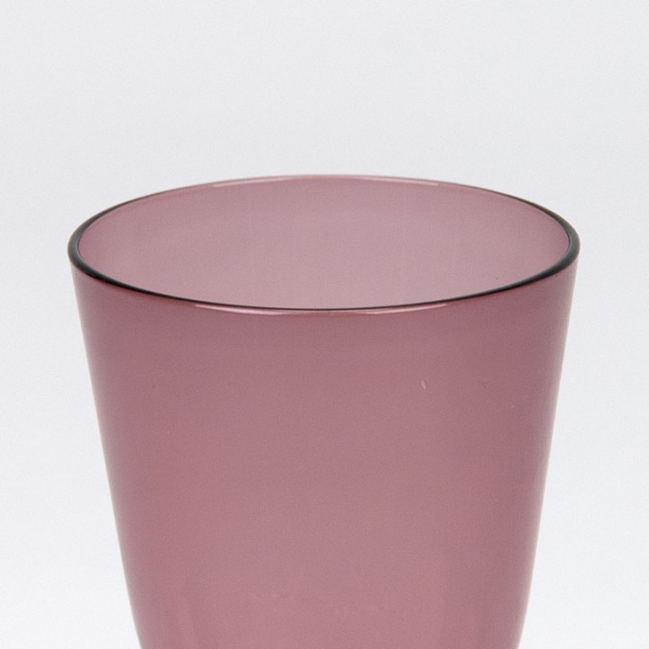 Purple glass vintage vase