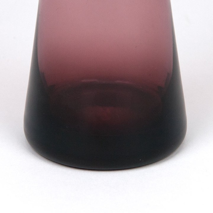 Purple glass vintage vase