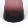 Purple glass vintage vase