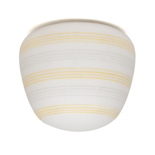 Plafonnière jaren vijftig/ zestig vintage glazen model