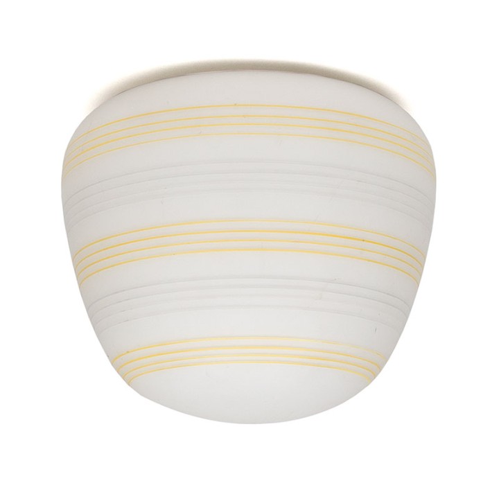 Ceiling lamp 1950s/1960s vintage glass model