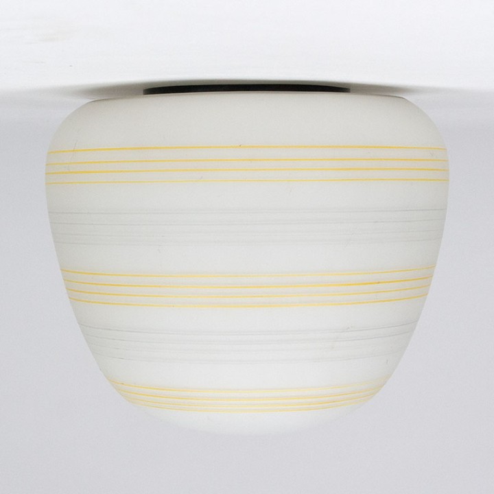 Ceiling lamp 1950s/1960s vintage glass model