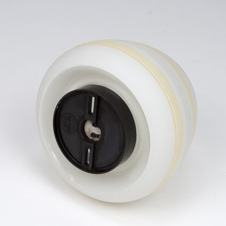 Ceiling lamp 1950s/1960s vintage glass model