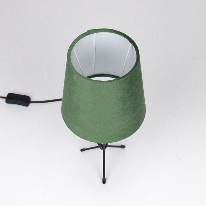 Vintage 1950s tripod table lamp