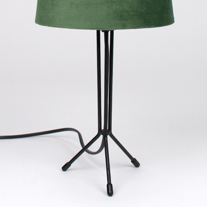 Vintage 1950s tripod table lamp