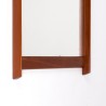 Groot model Deense Mid-Century teakhouten spiegel