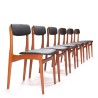 Mid-Century Danish set of 6 Bundgaard Rasmussen chairs