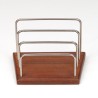 Mid-Century Deense briefhouder in teak