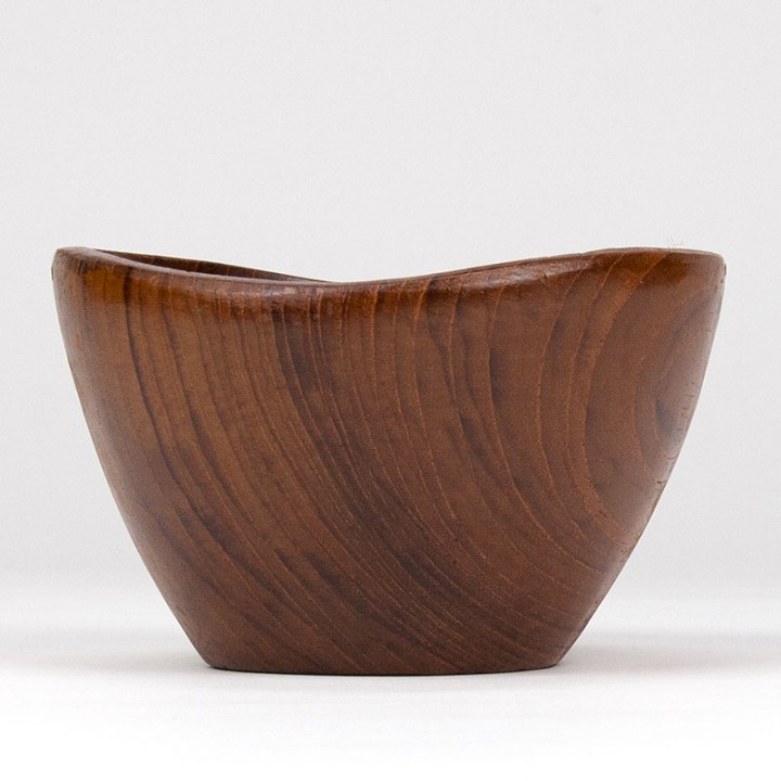 Klein Deens Mid-Century serveerschaaltje met organische vorm