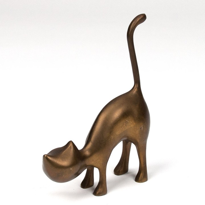 rass Mid-Century small sculpture of a cat