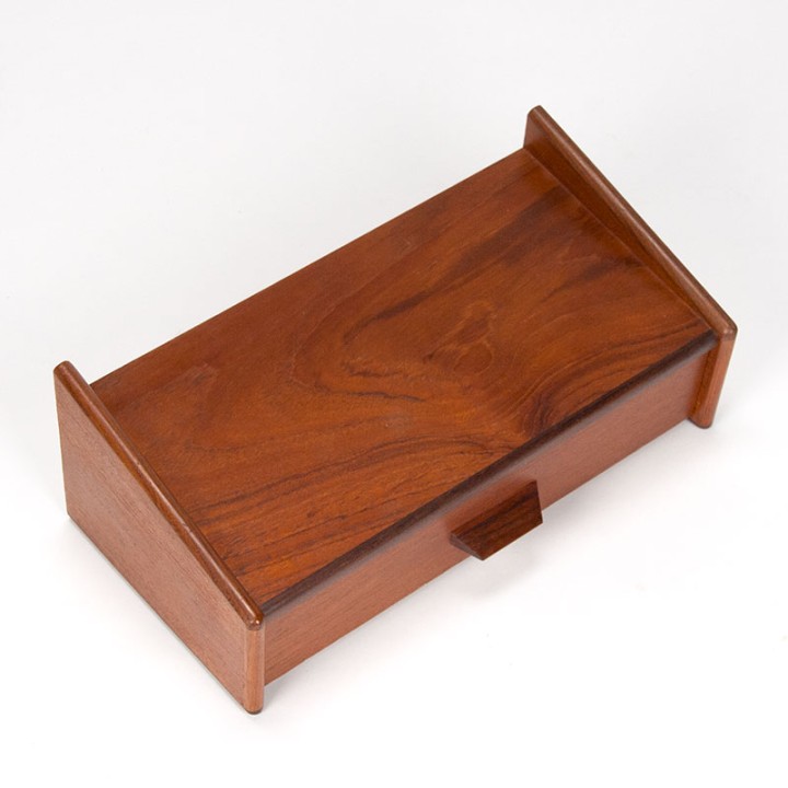 Zwevende Deens Mid-Century vintage wandlade