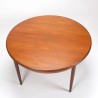 Gplan teakhouten Mid-Century rond model eettafel