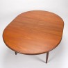 Gplan teakhouten Mid-Century rond model eettafel