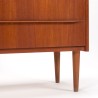 Ladekast/ commode in teak Mid-Century vintage Deens design