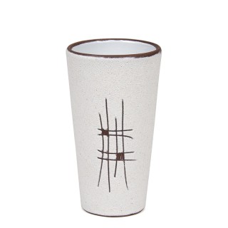 Small vintage earthenware vase from the 50s/60s