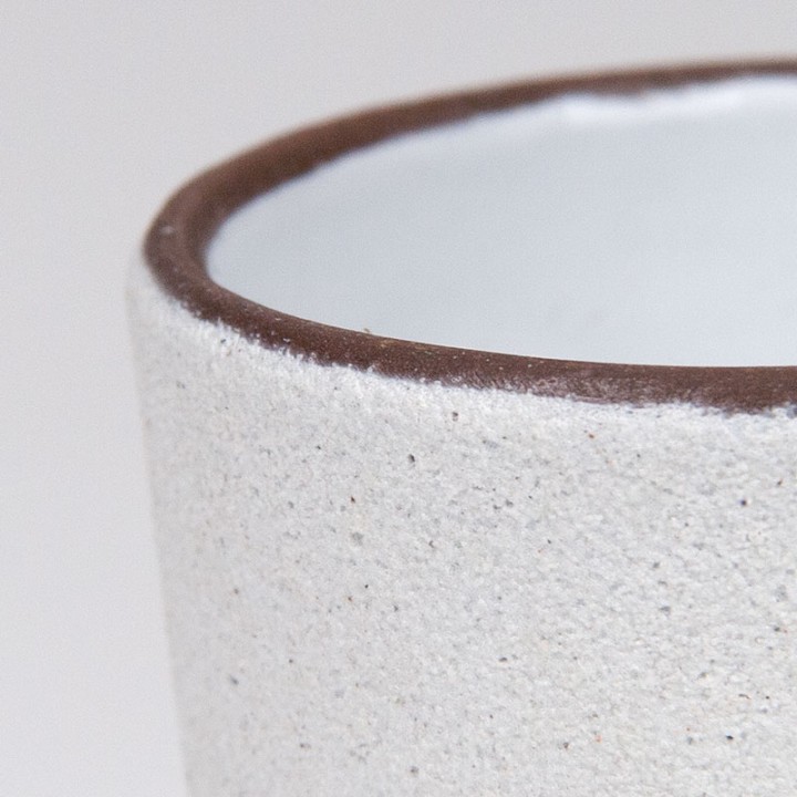 Small vintage earthenware vase from the 50s/60s