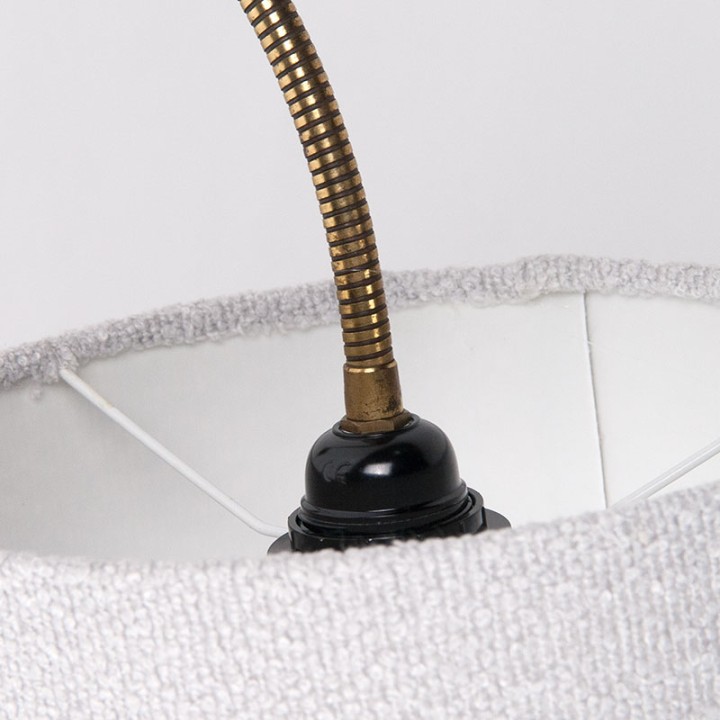 Messing Mid-Century vintage wandlamp