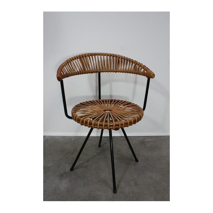 Rohe Rotan Noordwolde stoel - Retro Studio