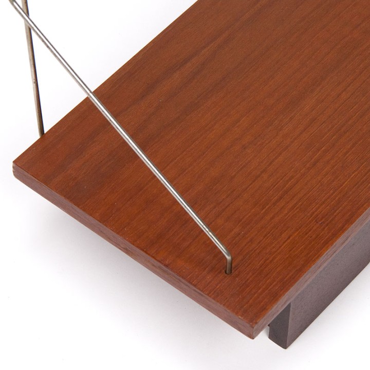 Danish vintage teak wall drawer from the sixties