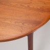 C.J. Rosengaarden Danish vintage extendable dining table