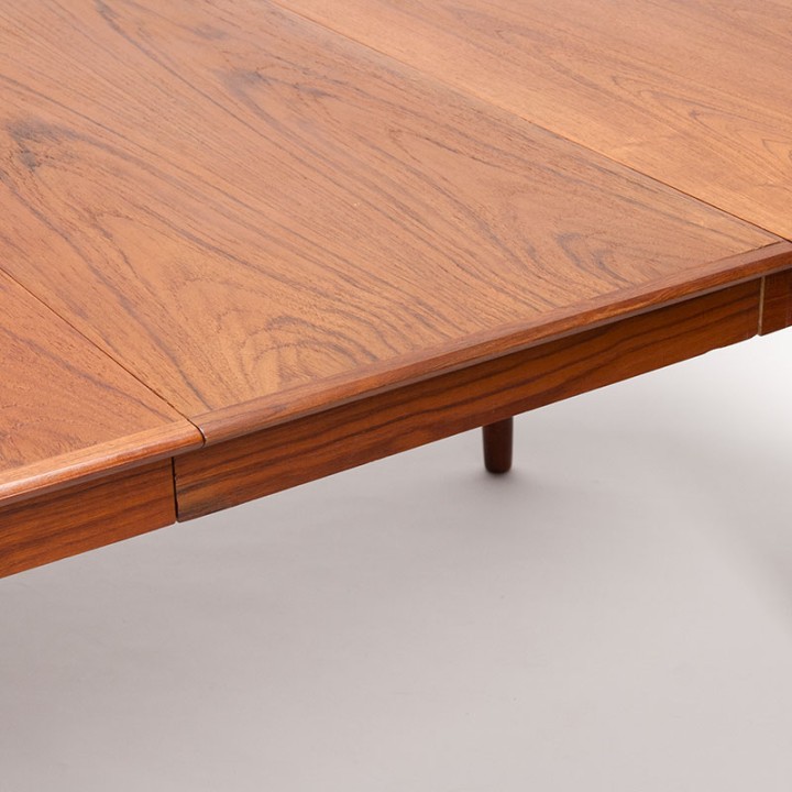 C.J. Rosengaarden Danish vintage extendable dining table