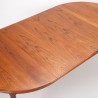 C.J. Rosengaarden Danish vintage extendable dining table