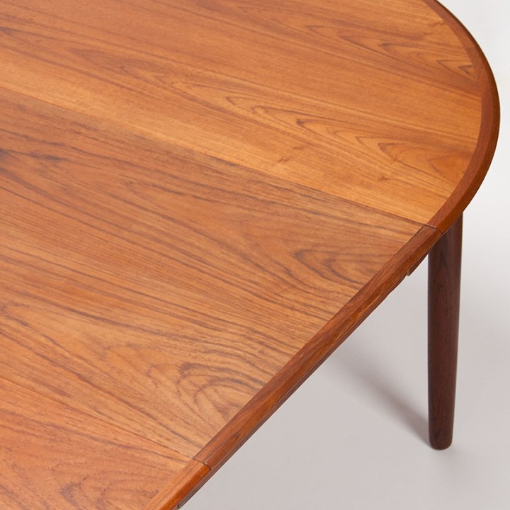 C.J. Rosengaarden Danish vintage extendable dining table