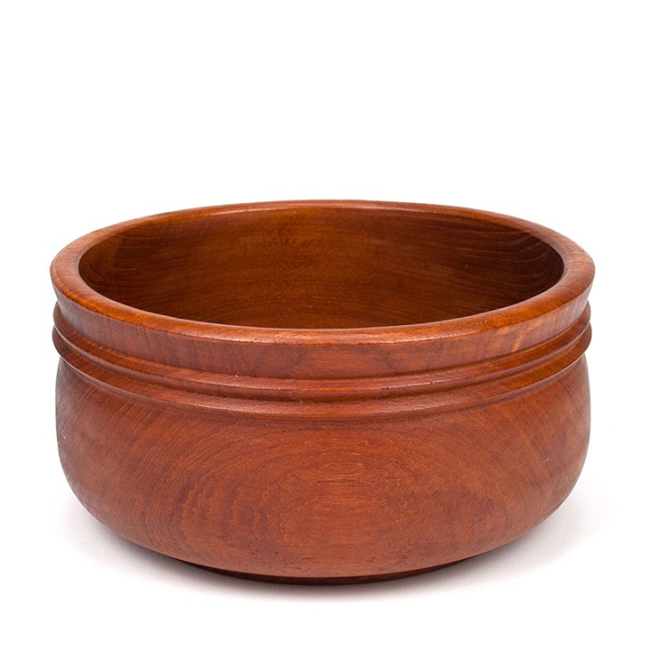 Danish Mid-Century serving bowl in teak wood