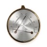 Messing hygrometer/ thermometer vintage model uit de GDR