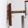 Danish Mid-Century wall lamp with teak details