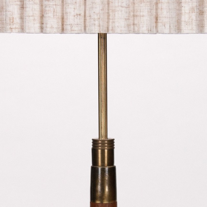 Mid-Century Danish teak vintage floor lamp