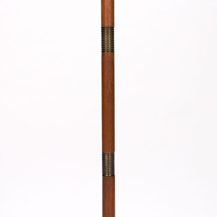 Mid-Century Danish teak vintage floor lamp
