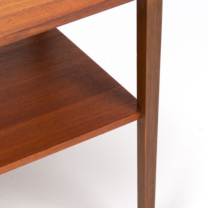 Teak Deens vintage bijzettafeltje jaren zestig