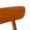 Findahl model Danish vintage dining table chair