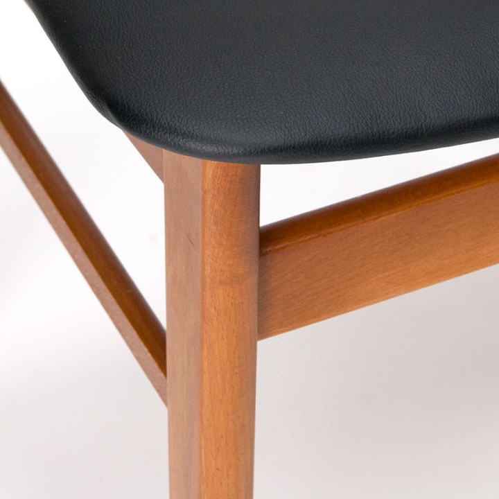 Findahl model Deense vintage eettafel stoel