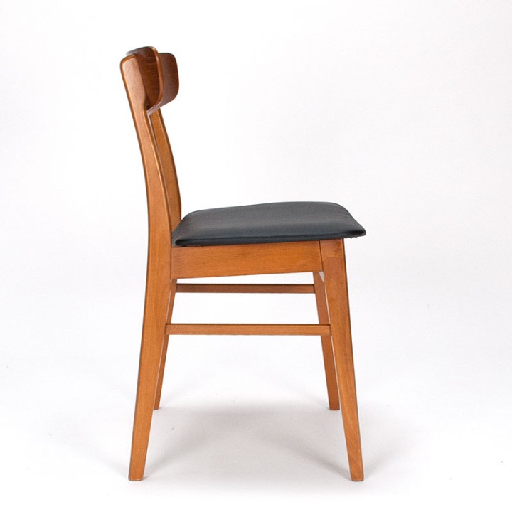 Findahl model Danish vintage dining table chair