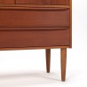 Mid-Century Deense vintage wandkast in teak