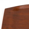 Vintage teak oval tray from the sixties